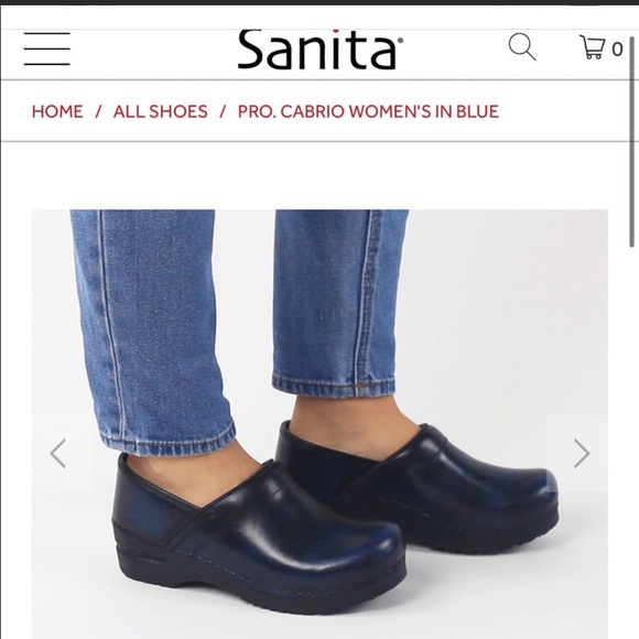Sanita Shoes - Like NEW Blue Pro Cabrio Sanita Shoes